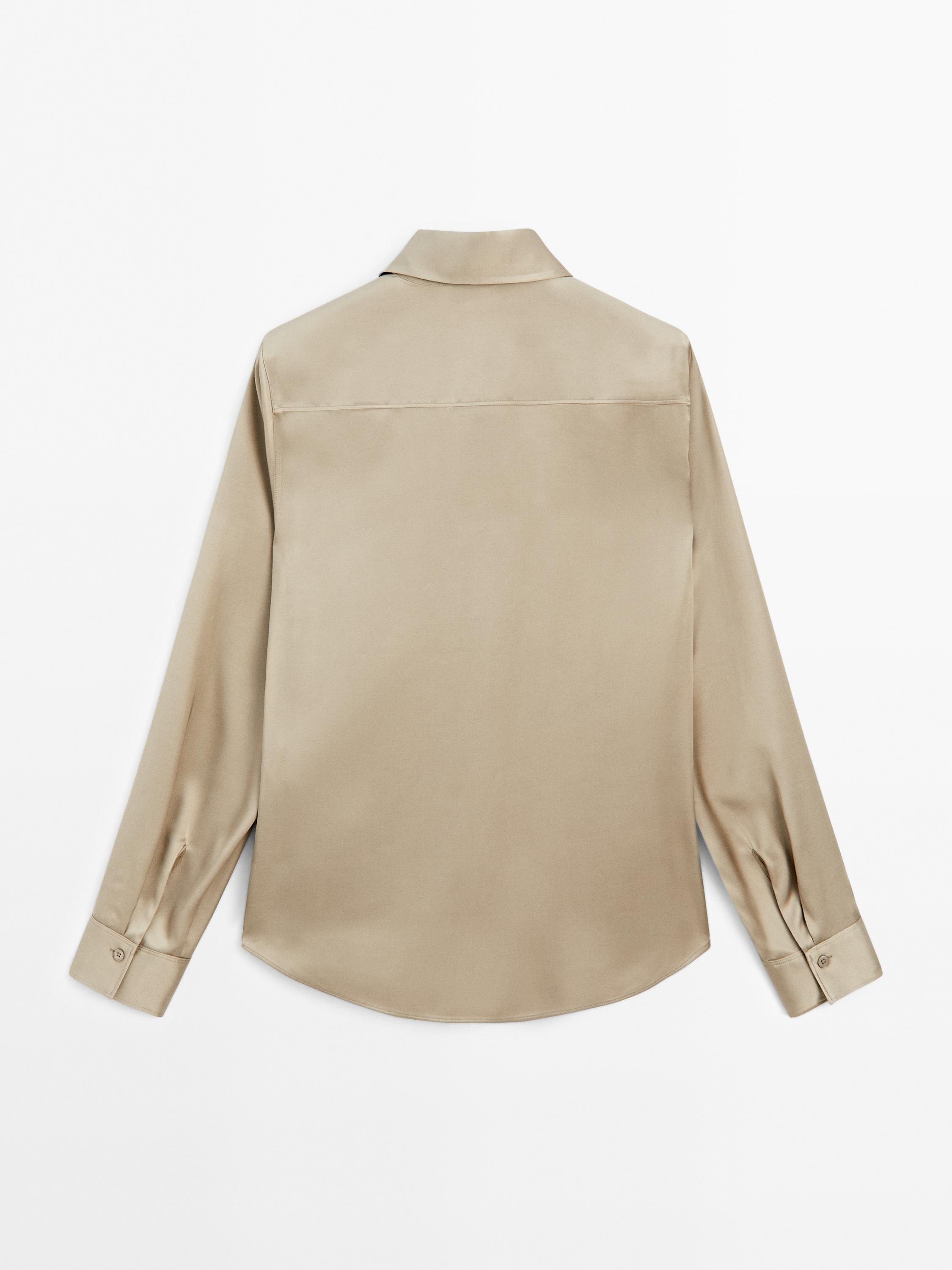 Chemisier fluide satin